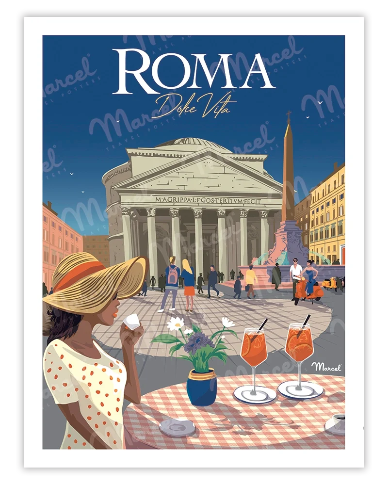 Affiche ROME "Dolce Vita"