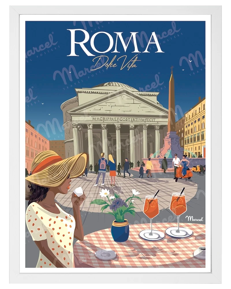 Affiche ROME "Dolce Vita"