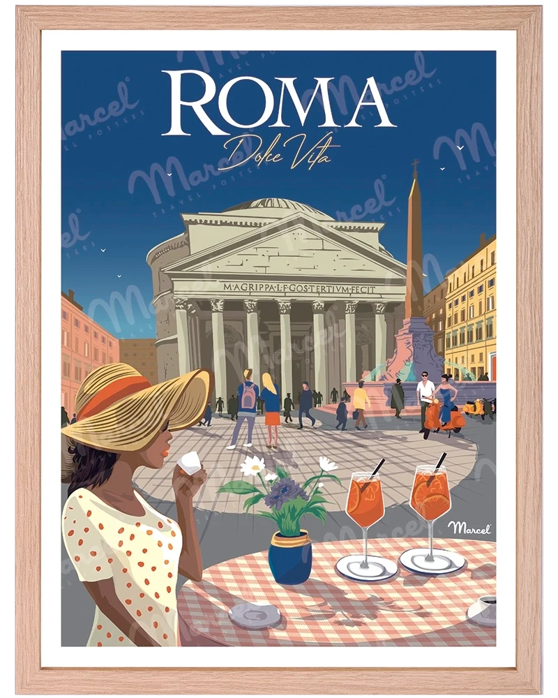 Affiche ROME "Dolce Vita"