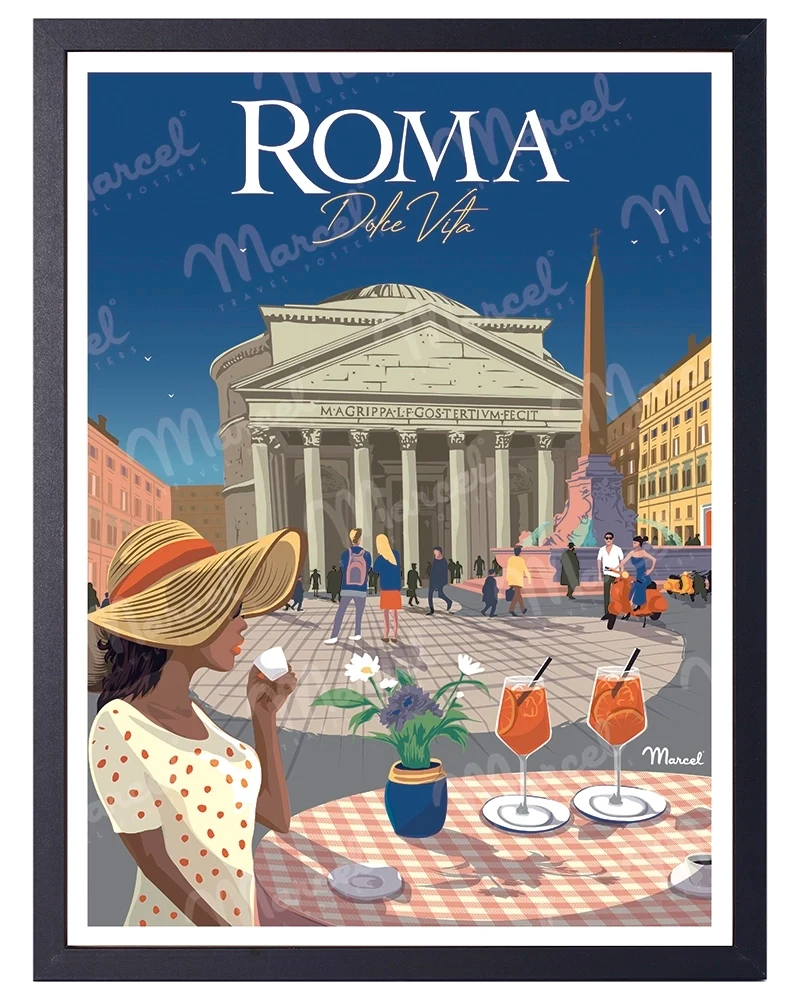 Affiche ROME "Dolce Vita"