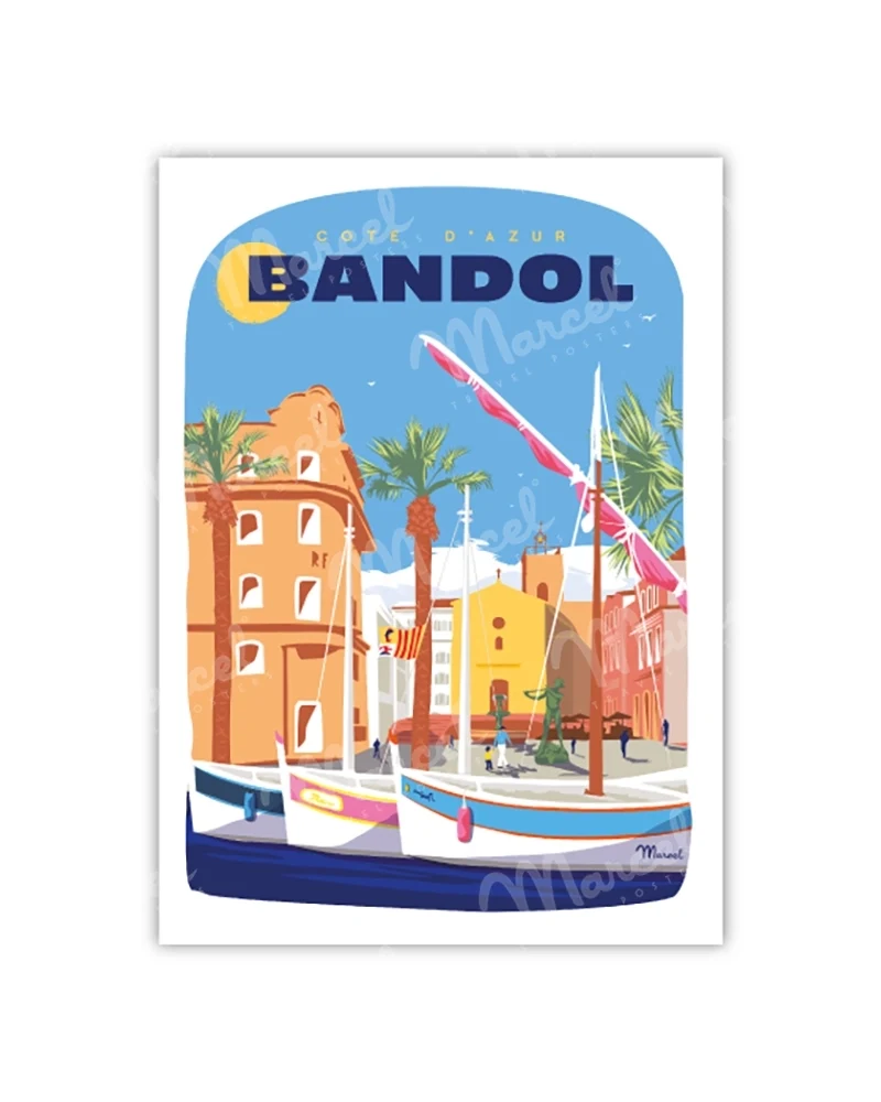 Carte Postale BANDOL "Le Port"