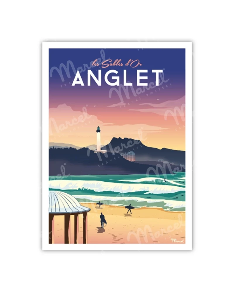 Carte Postale ANGLET "Les Sables d'Or"