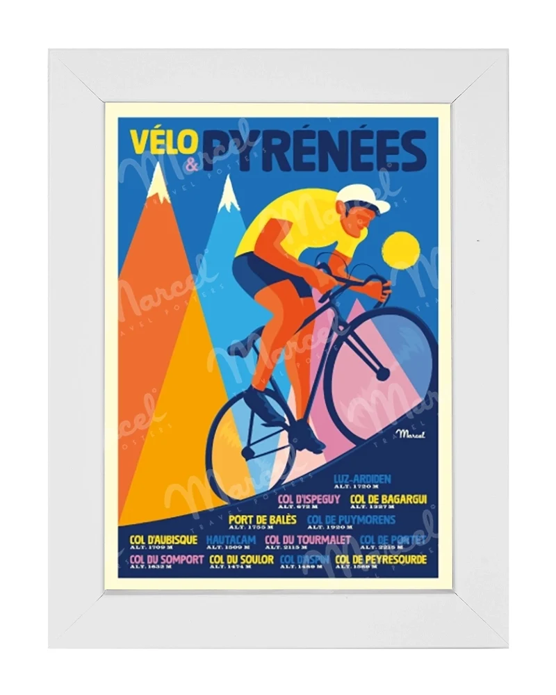 Carte Postale "Vélo & PYRÉNÉES"