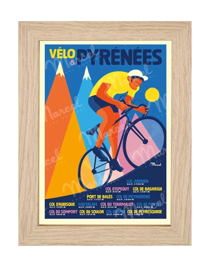 Carte Postale "Vélo & PYRÉNÉES"