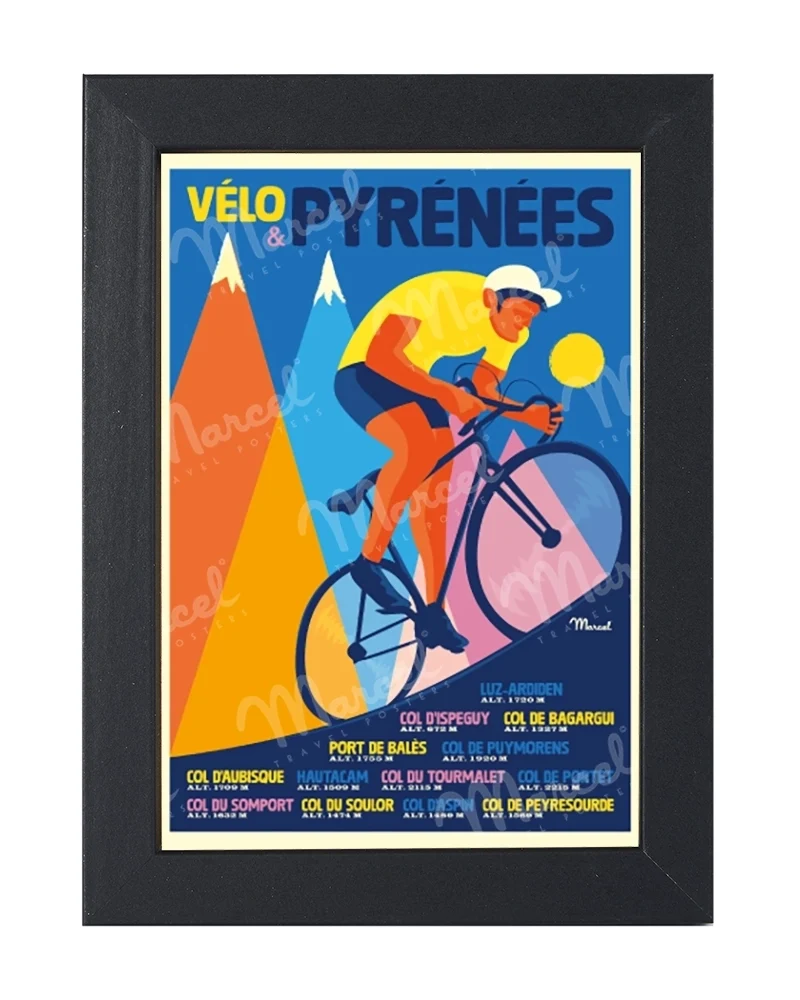 Carte Postale "Vélo & PYRÉNÉES"