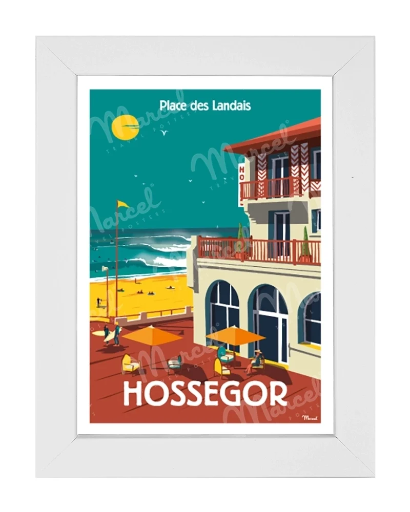 Carte Postale HOSSEGOR "Place des Landais"