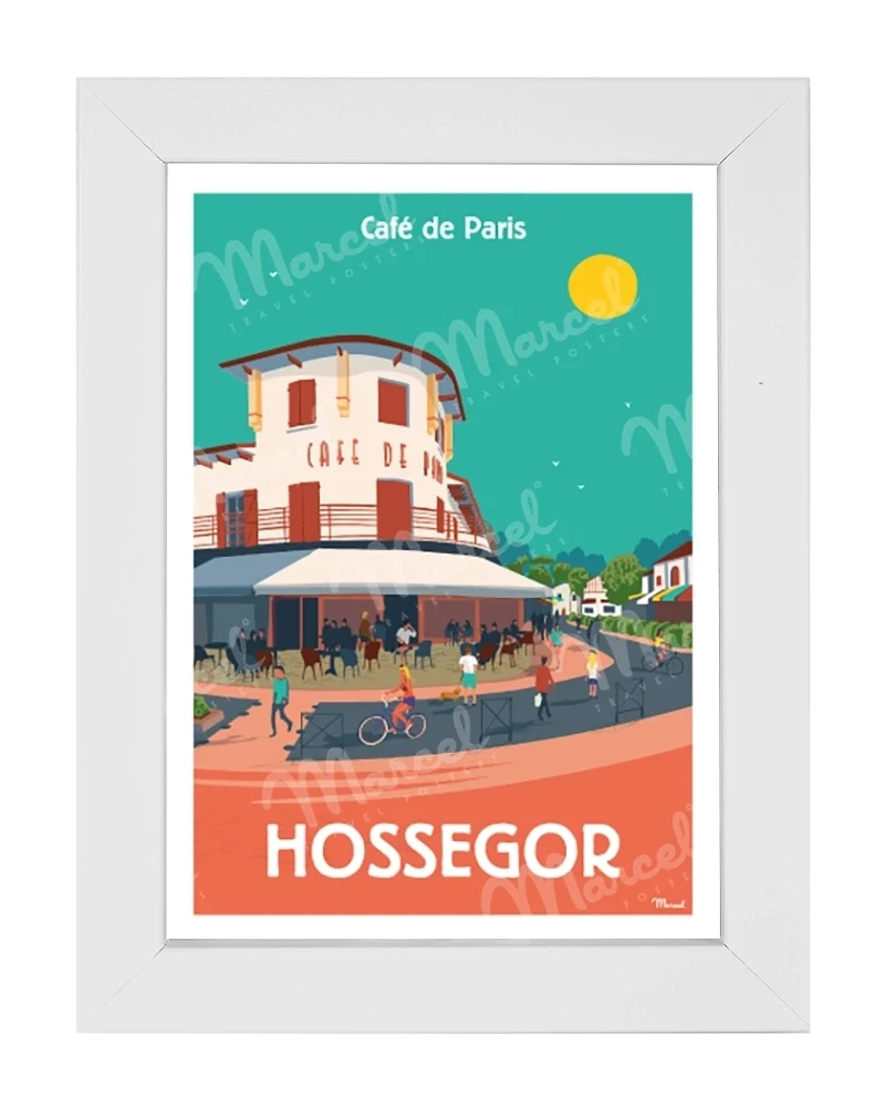 Carte Postale HOSSEGOR "Café de Paris"