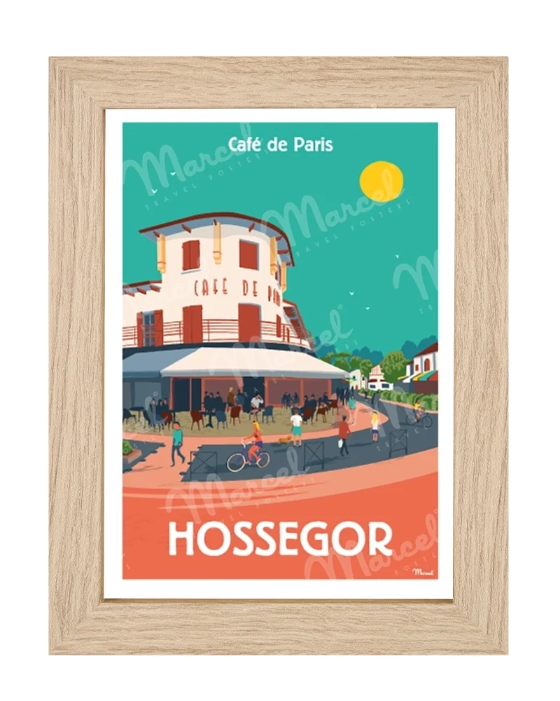 Carte Postale HOSSEGOR "Café de Paris"