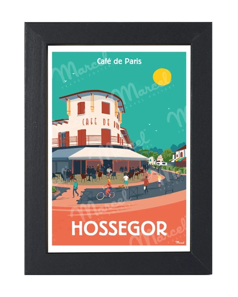 Carte Postale HOSSEGOR "Café de Paris"