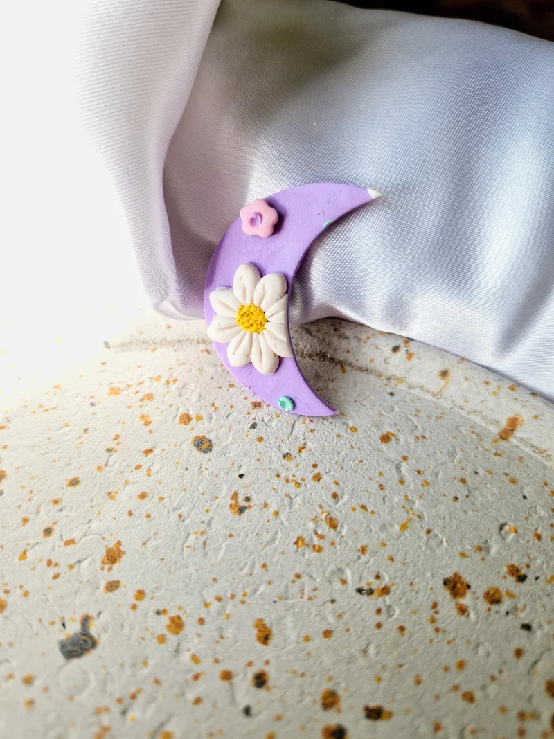 Magnet lune lilas🌛