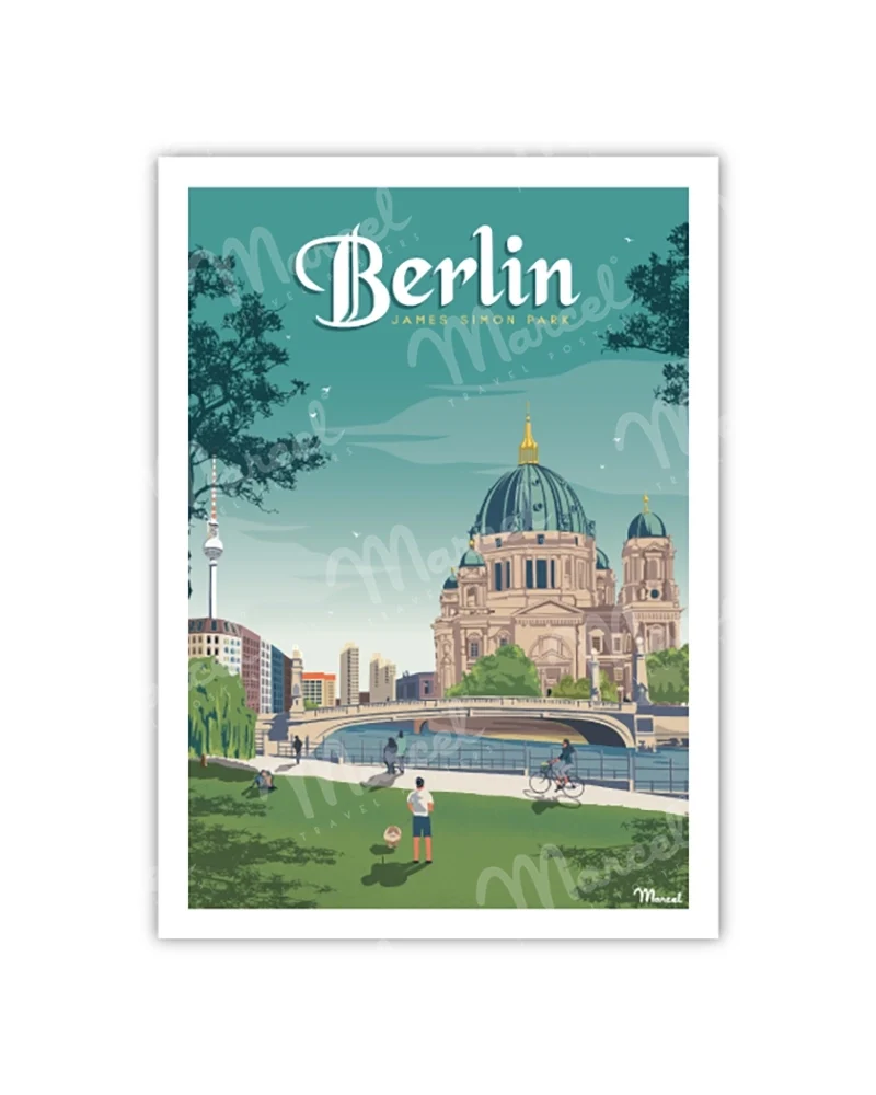 Carte Postale BERLIN "James Simon Park"