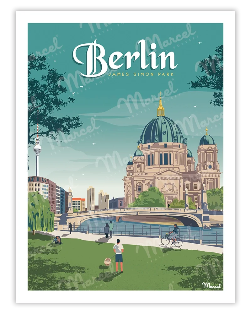 Affiche BERLIN "James Simon Park"
