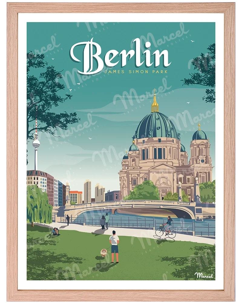 Affiche BERLIN "James Simon Park"