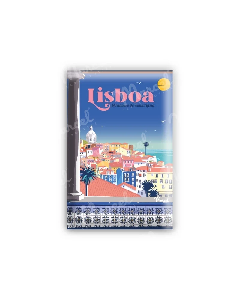 Magnet LISBONNE "Miradouro de Santa Luzia"