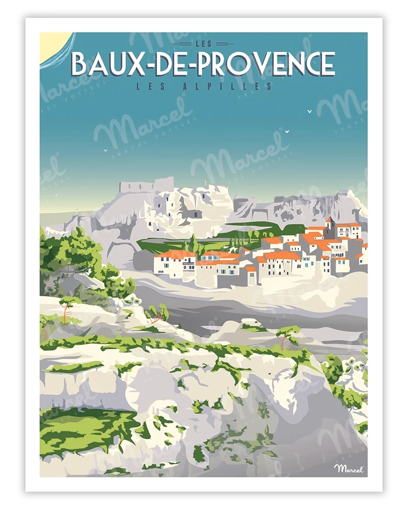 Affiche LES BAUX-DE-PROVENCE