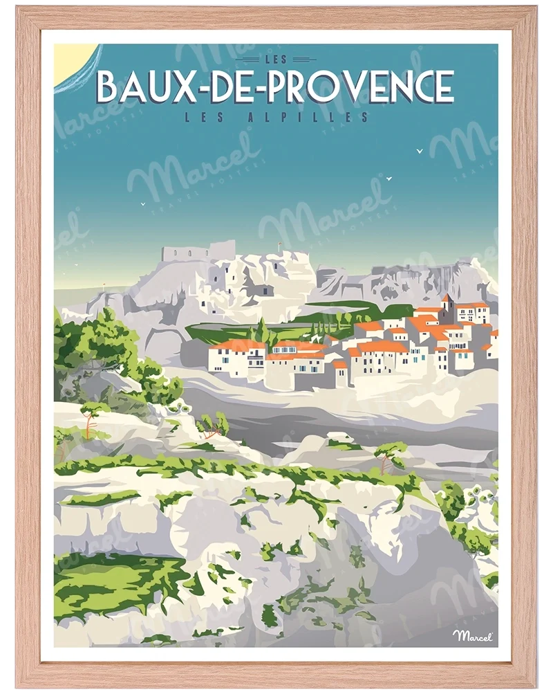 Affiche LES BAUX-DE-PROVENCE