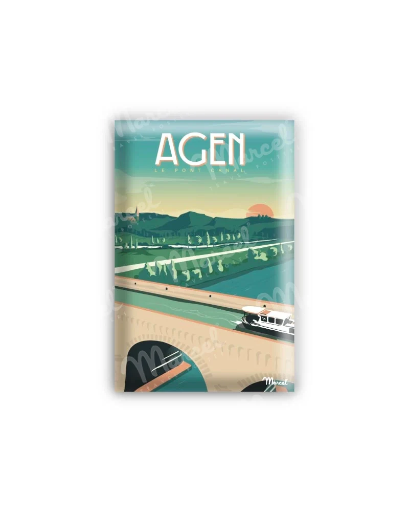 Magnet AGEN "Le Pont Canal"
