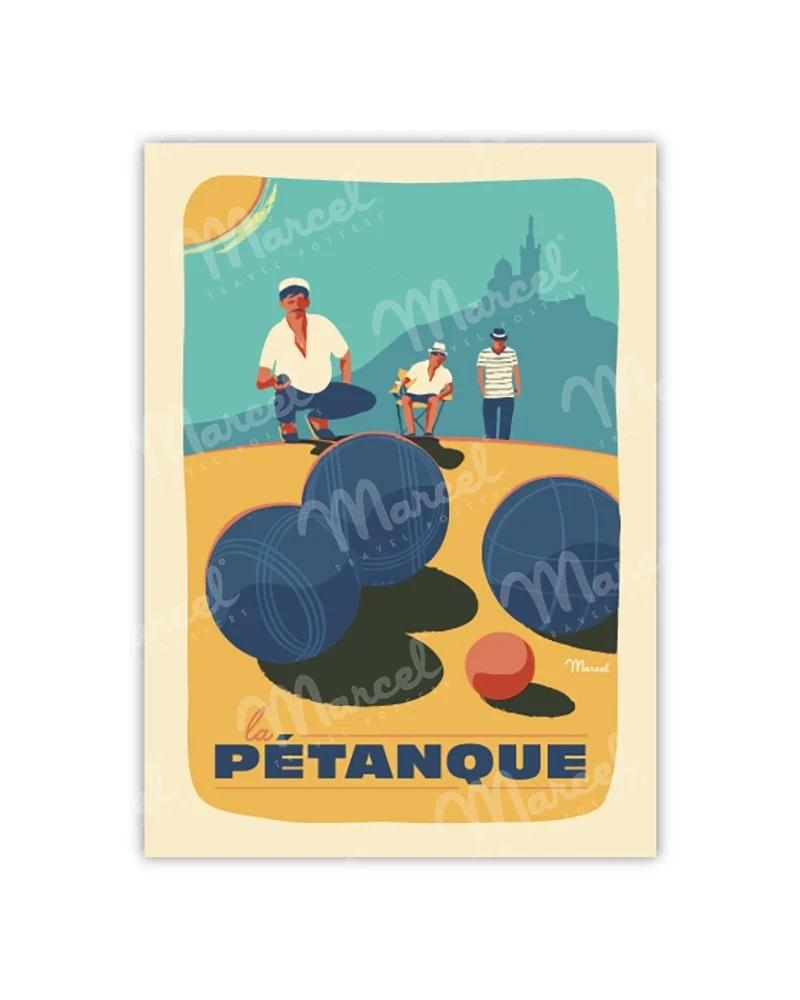 Carte Postale "La Pétanque"