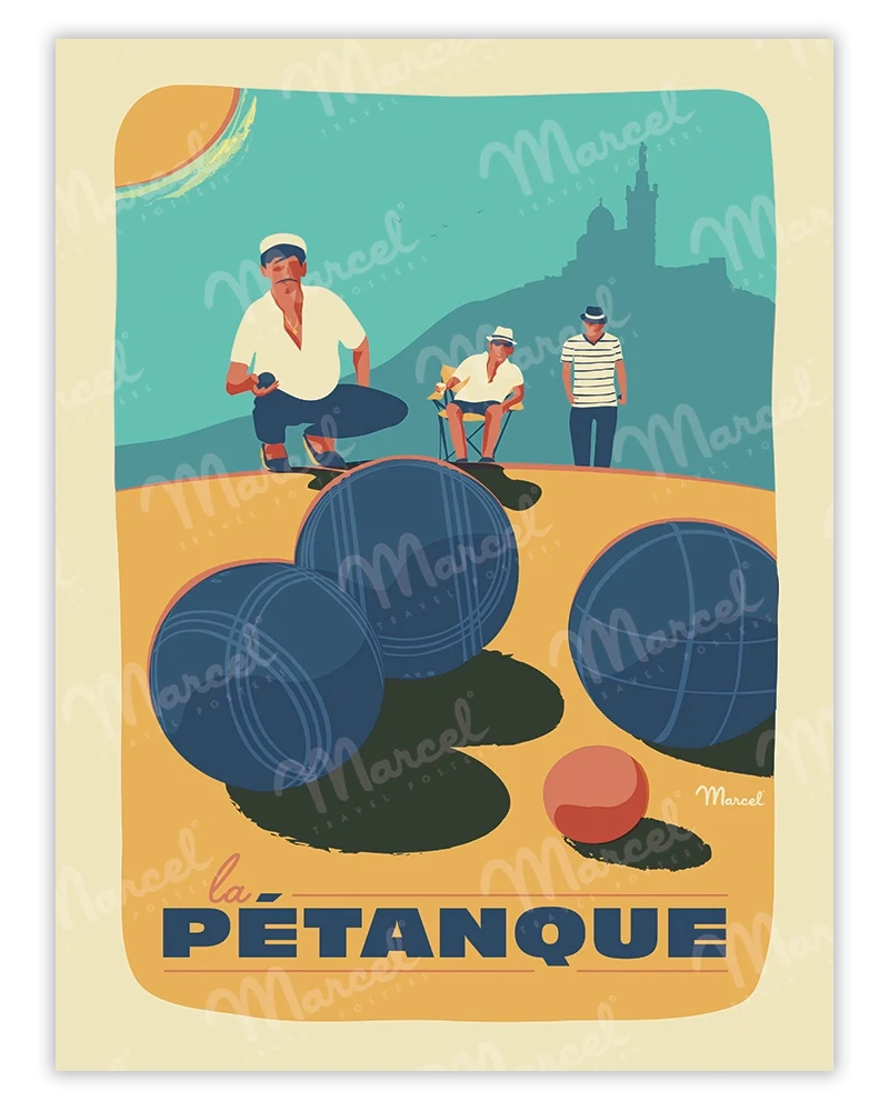 Affiche "La Pétanque"