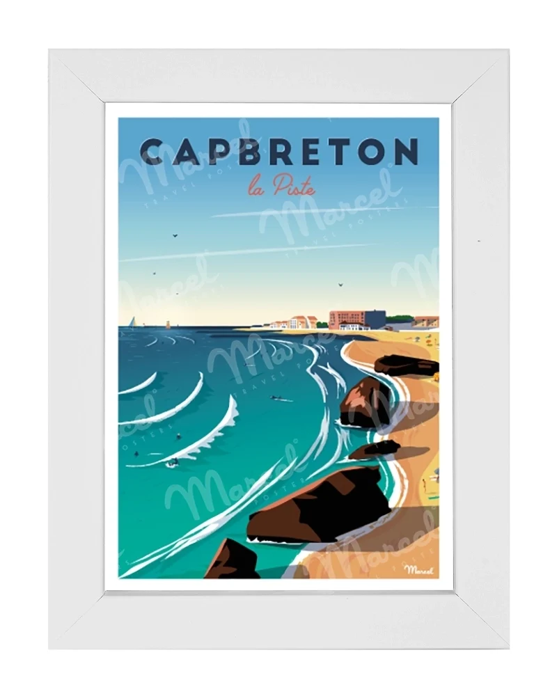 Carte Postale CAPBRETON "La Piste"