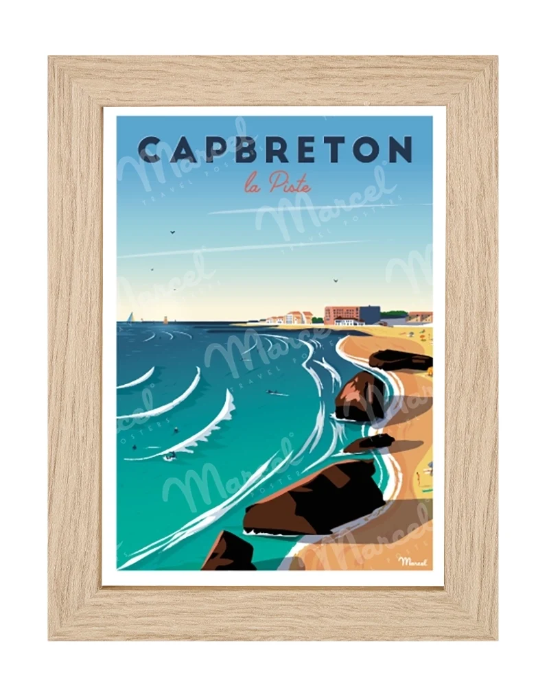 Carte Postale CAPBRETON "La Piste"