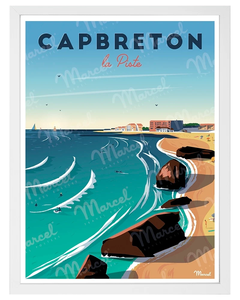 Affiche CAPBRETON "La Piste"