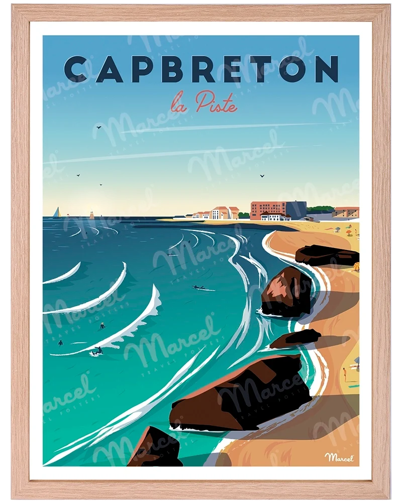 Affiche CAPBRETON "La Piste"
