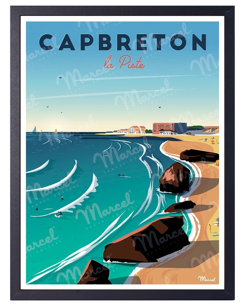 Affiche CAPBRETON "La Piste"