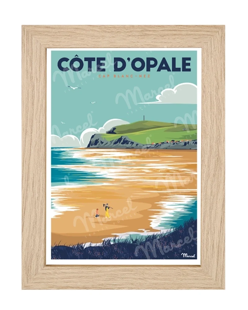 Carte Postale CÔTE D'OPALE "Cap Blanc-Nez"