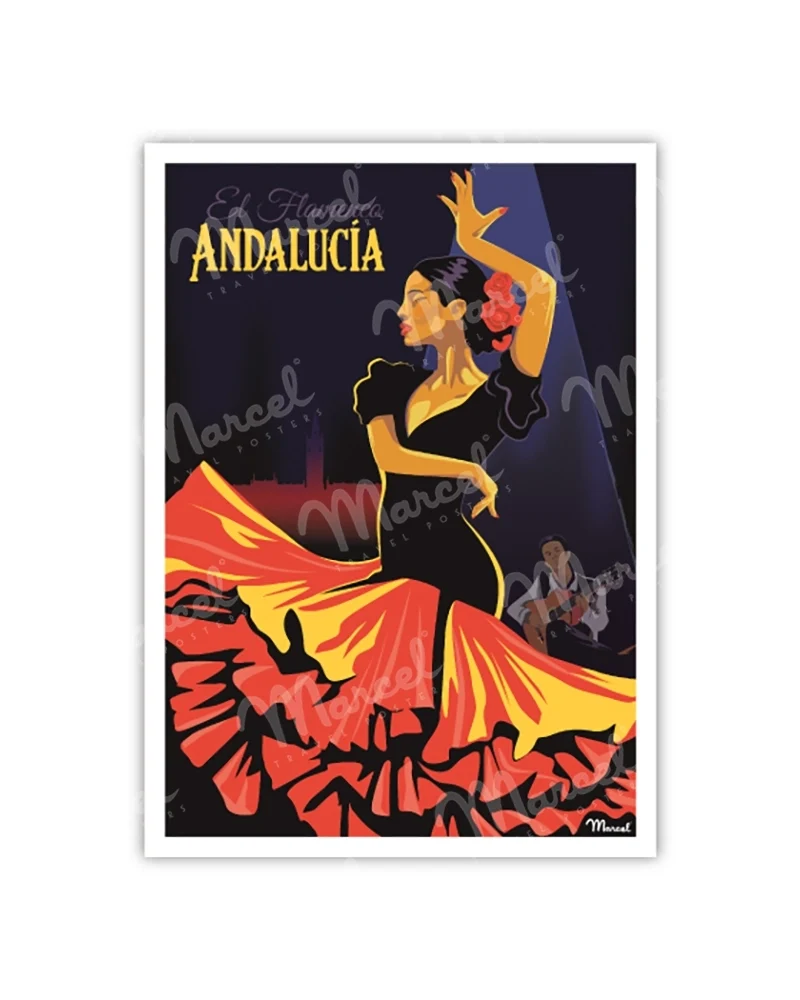Carte Postale "Flamenco"