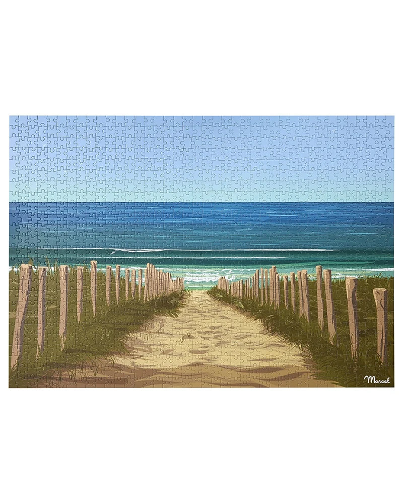 Puzzle LES LANDES "Plage"