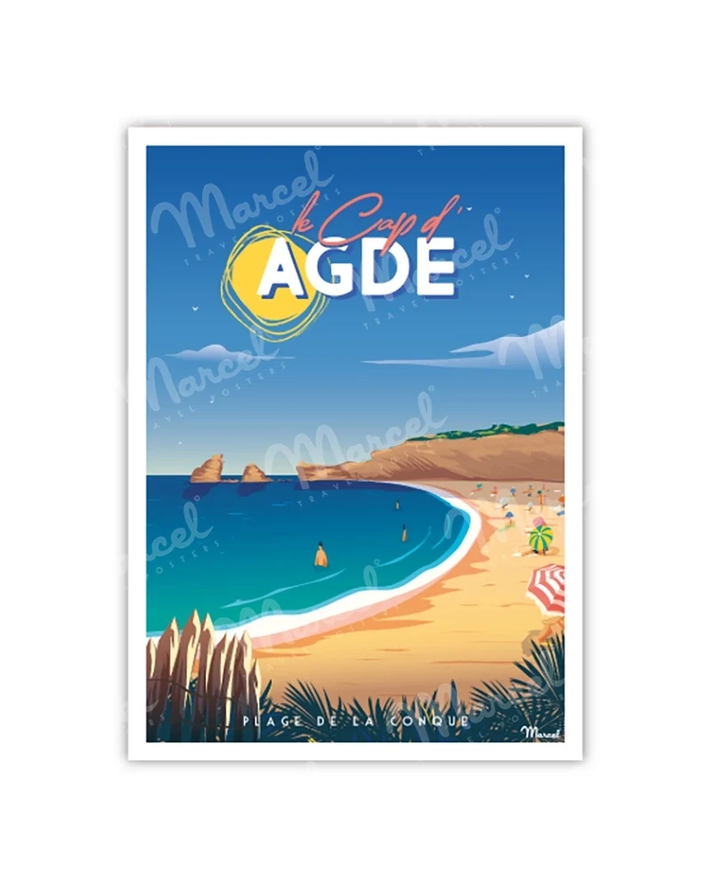 Carte Postale CAP D'AGDE