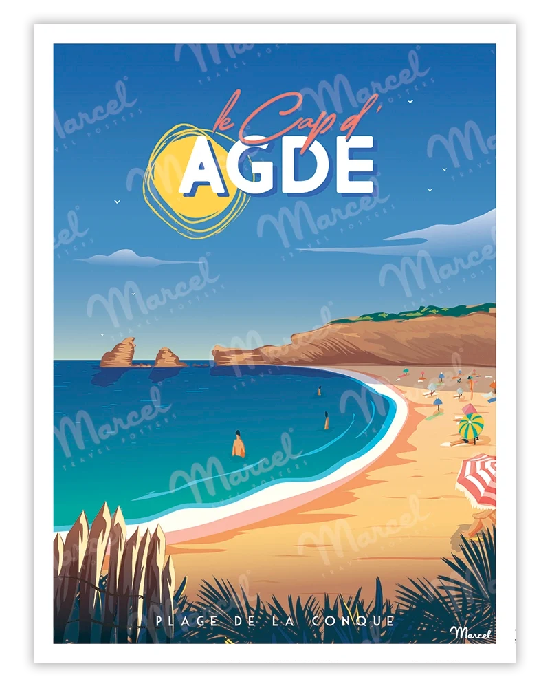 Affiche CAP D'AGDE