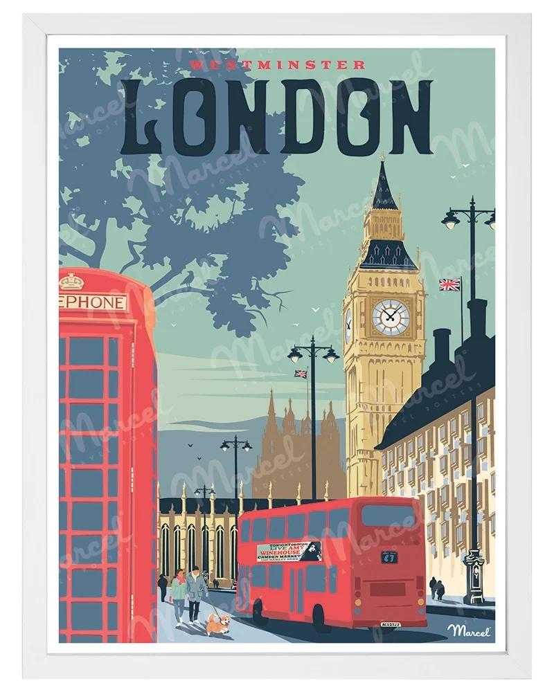 Affiche LONDRES "Westminster"