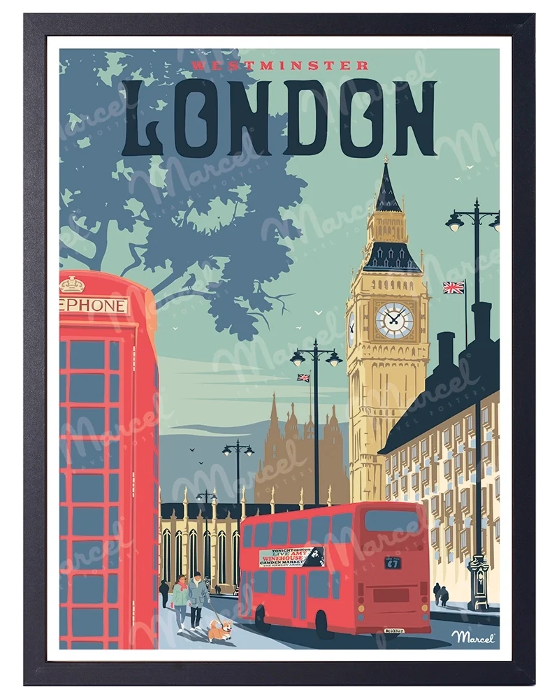 Affiche LONDRES "Westminster"