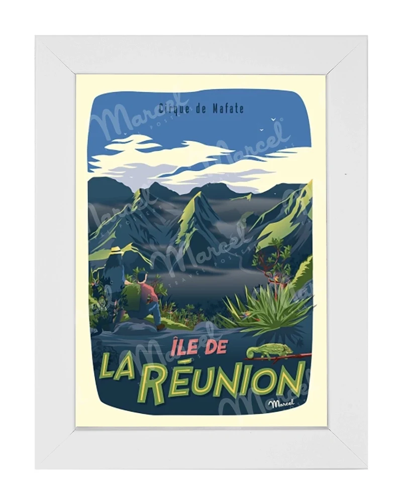 Carte Postale ÎLE DE LA RÉUNION "Cirque de Mafate"