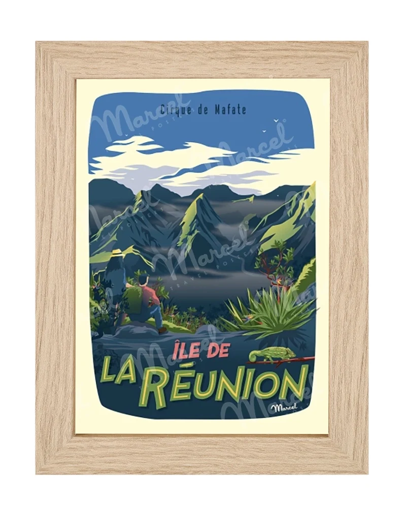 Carte Postale ÎLE DE LA RÉUNION "Cirque de Mafate"