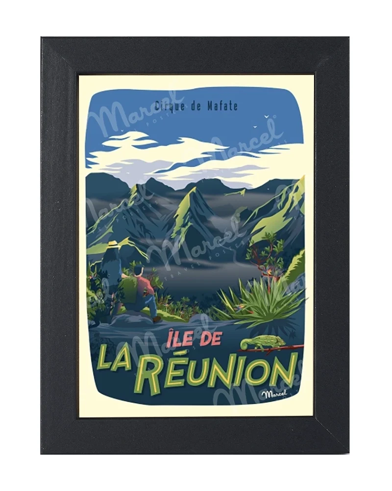 Carte Postale ÎLE DE LA RÉUNION "Cirque de Mafate"