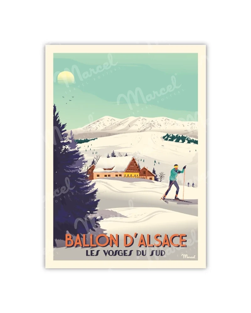 Carte Postale BALLON D'ALSACE "Les VOSGES du Sud"