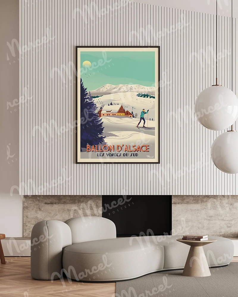 Affiche BALLON D'ALSACE "Les Vosges du Sud"