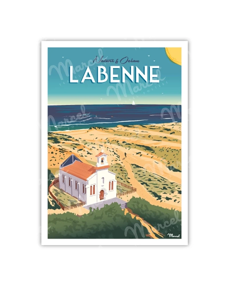 Carte Postale LABENNE "Nature et Océan"