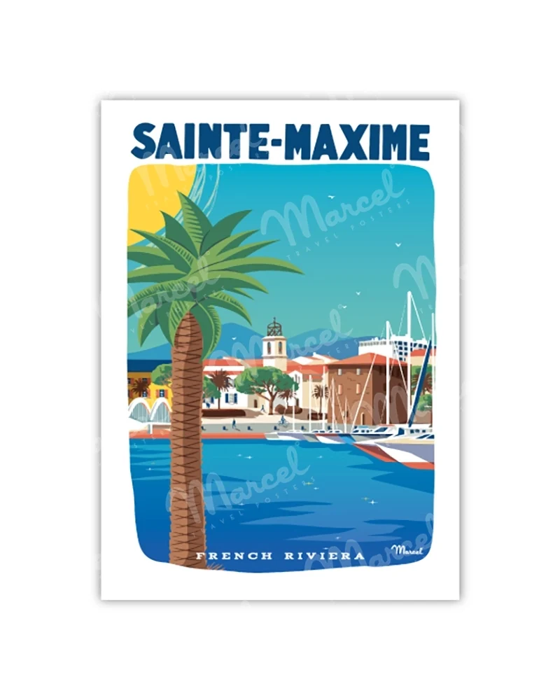 Carte Postale SAINTE-MAXIME "French Riviera"