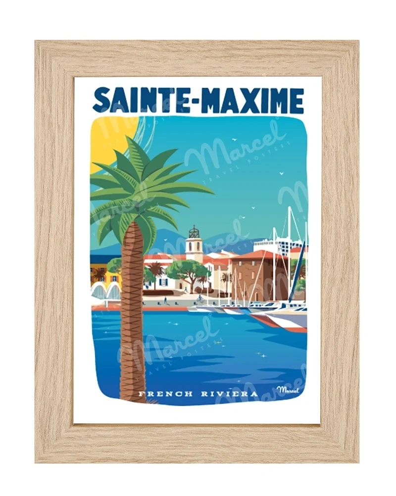 Carte Postale SAINTE-MAXIME "French Riviera"