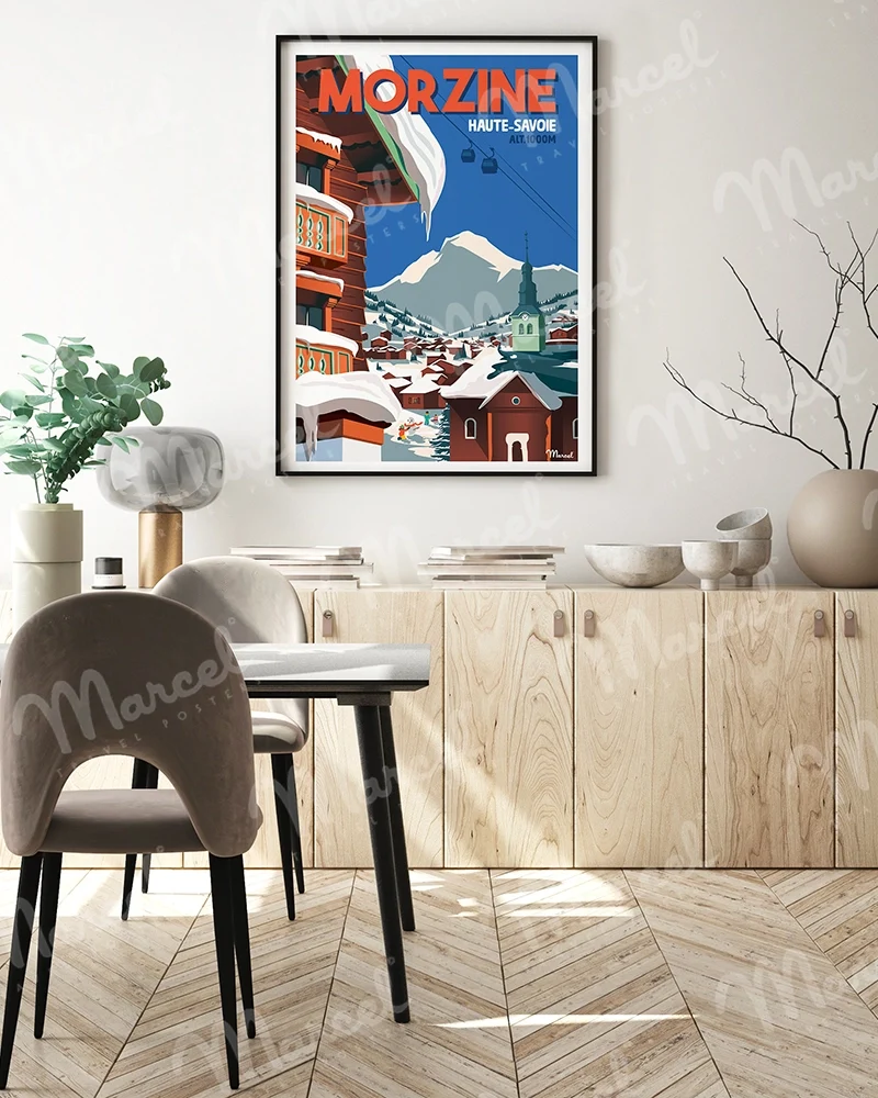 Affiche MORZINE "Haute-Savoie"
