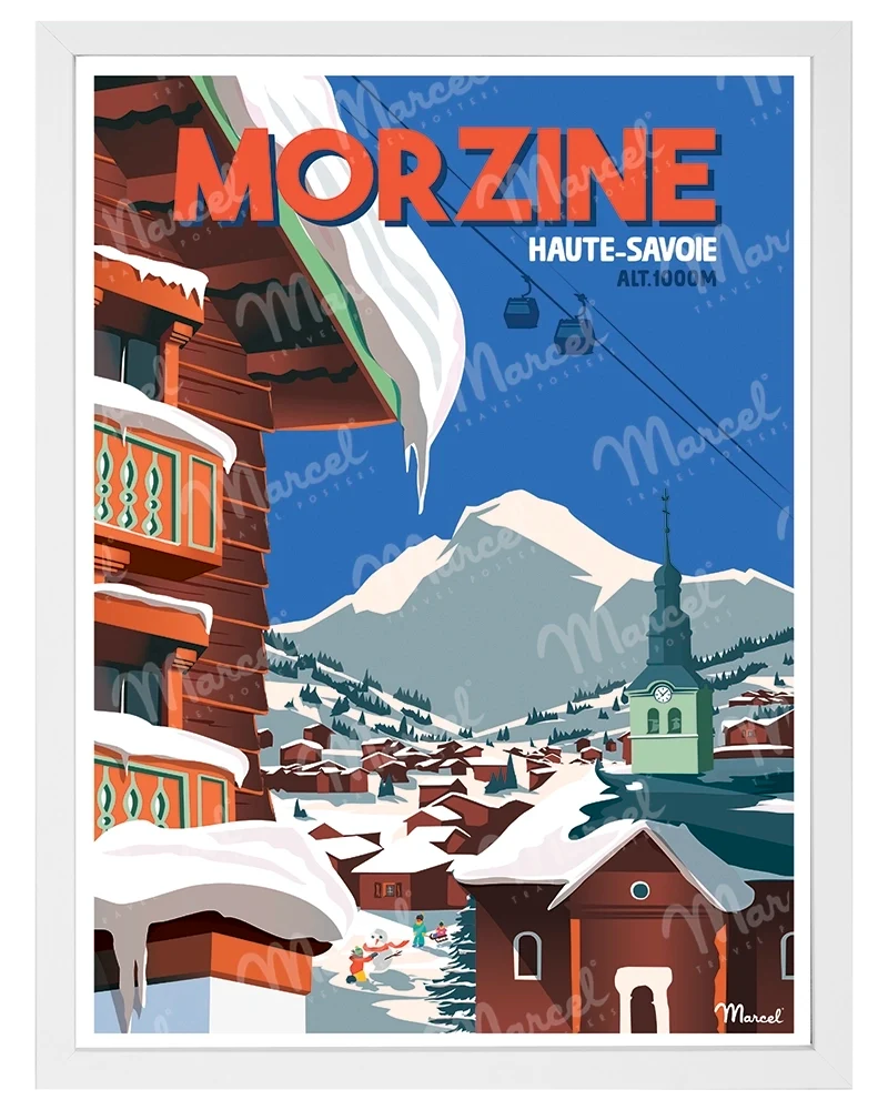 Affiche MORZINE "Haute-Savoie"