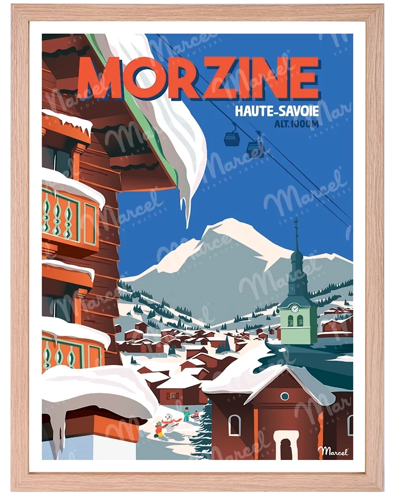 Affiche MORZINE "Haute-Savoie"