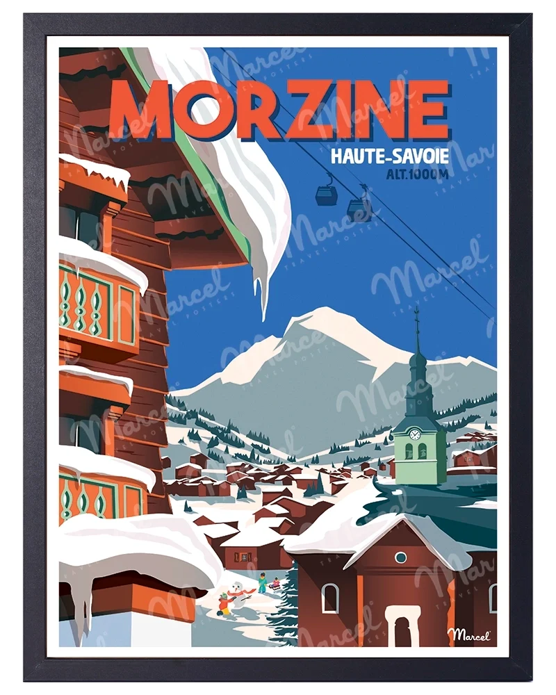 Affiche MORZINE "Haute-Savoie"