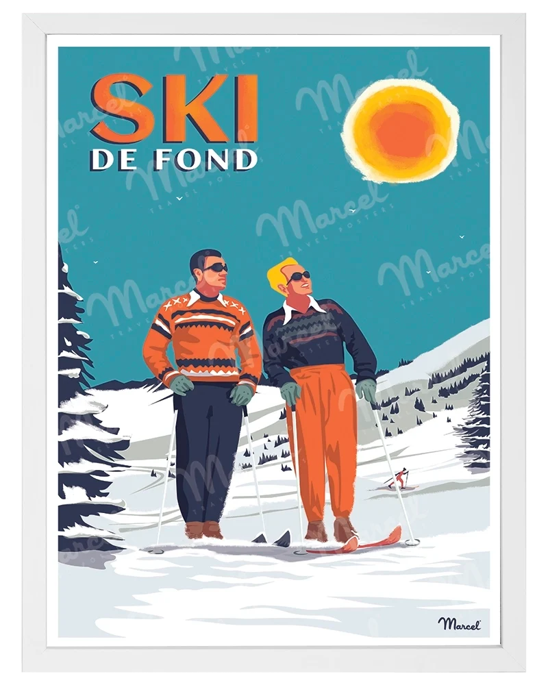Affiche "Ski de Fond"