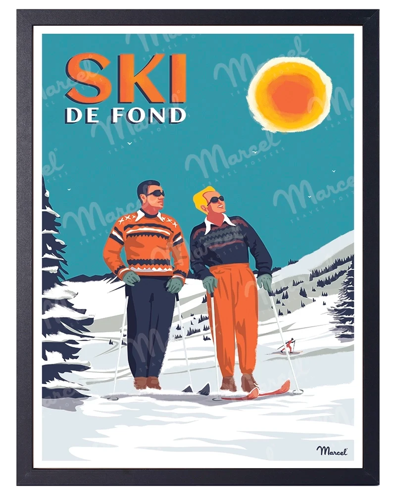 Affiche "Ski de Fond"