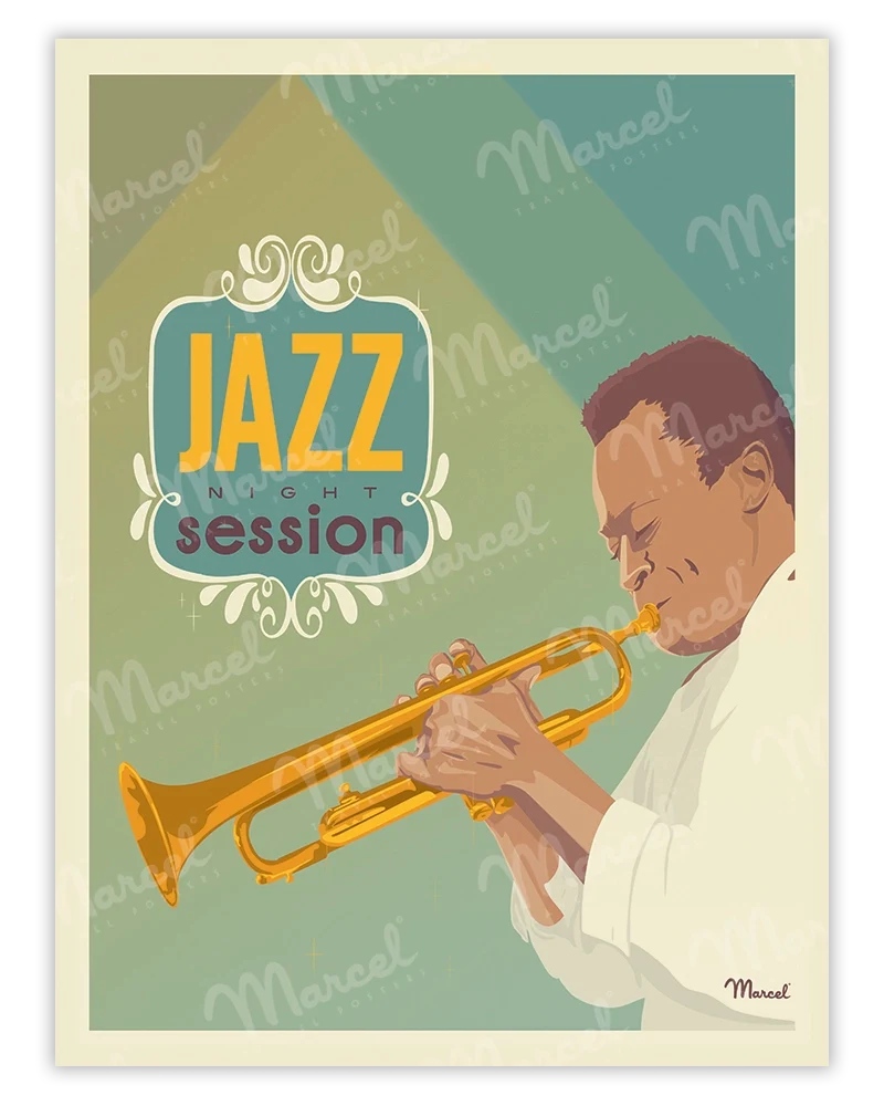Affiche "Jazz Night Session"